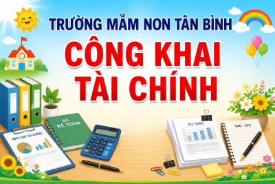Công khai mua sắm tài sản công tháng 4 năm 2026 Trường MN Tân Bình